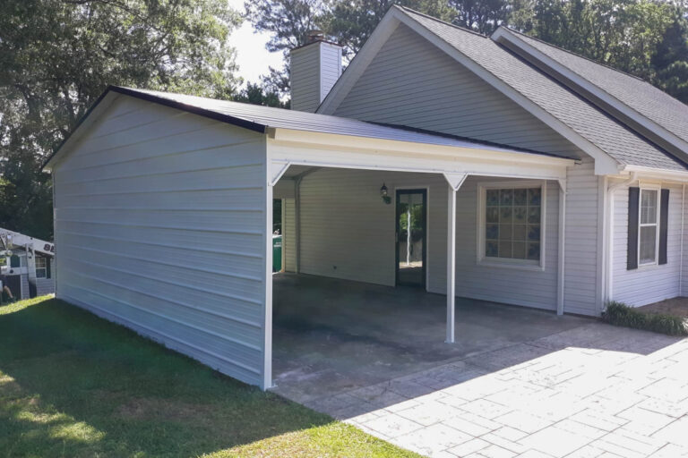 3 side enclosed carports for sale in sc 131