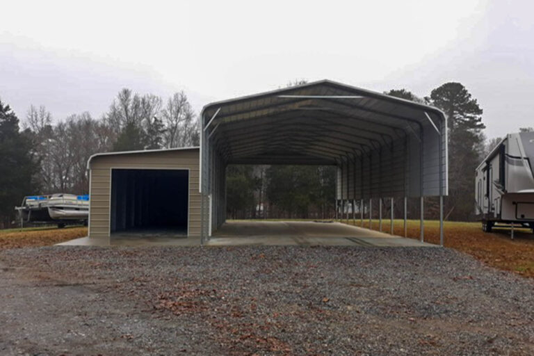 3 side enclosed carports for sale in sc
