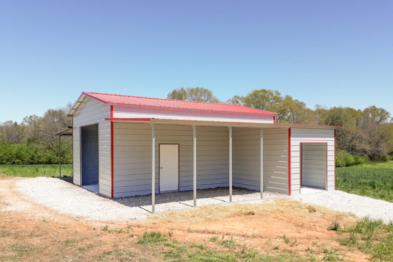 exterior of storage carports in sc for sale